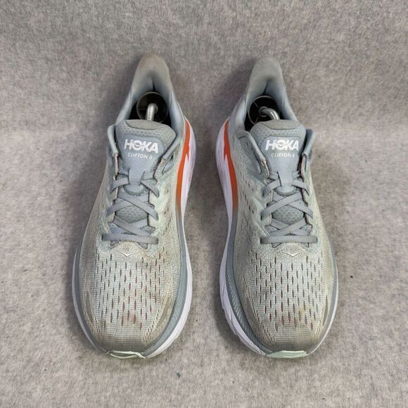 Hoka One ONe Womens Shoes Size 10 D Clifton 8 Grey Running Sneakers 1121375 BFPA - Picture 3 of 9